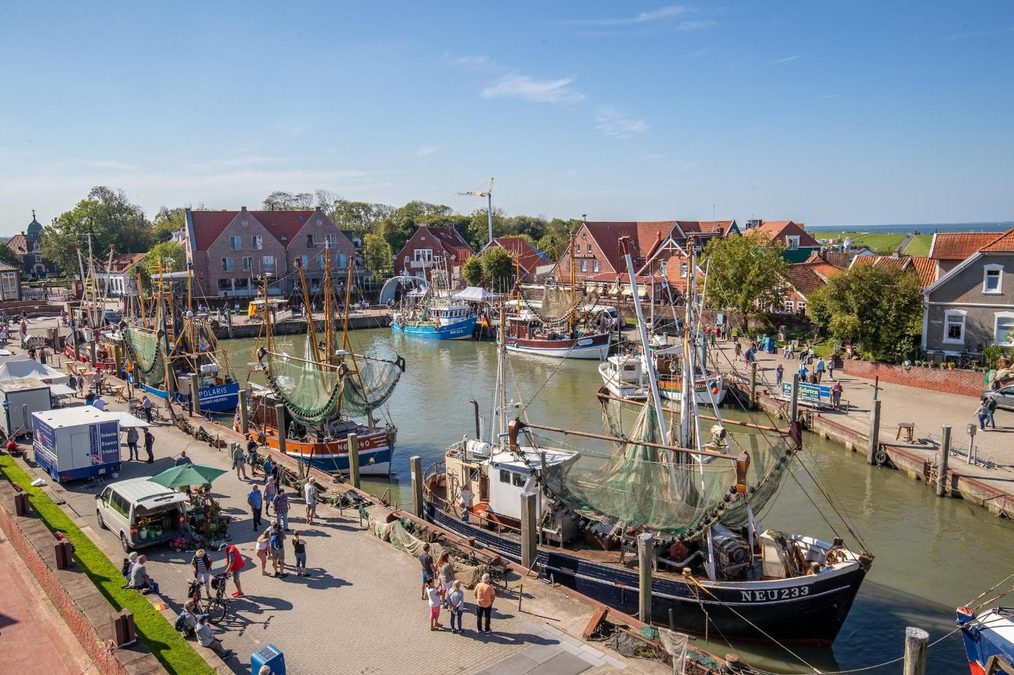 Fischerhaeuschen Am Kurpark Neuharlingersiel Bagian luar foto
